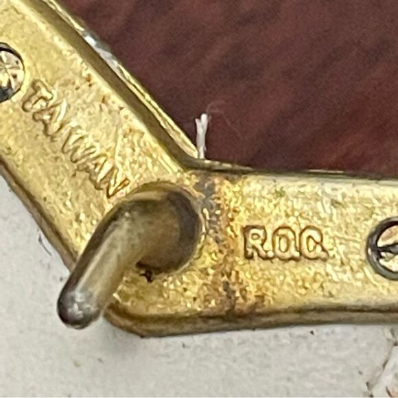 Vintage Metallic Gold Belt With Crystal XXX Buckle main image 8